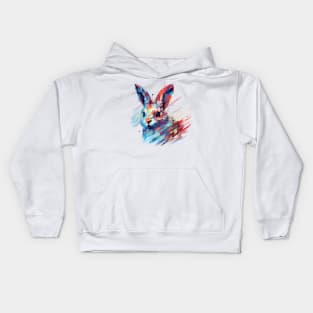 Rabbit Bunny Animal Freedom World Wildlife Wonder Abstract Kids Hoodie